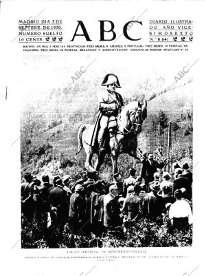 ABC MADRID 05-09-1930 página 1