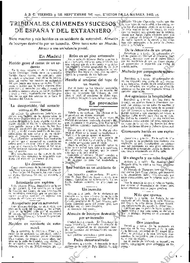 ABC MADRID 05-09-1930 página 25