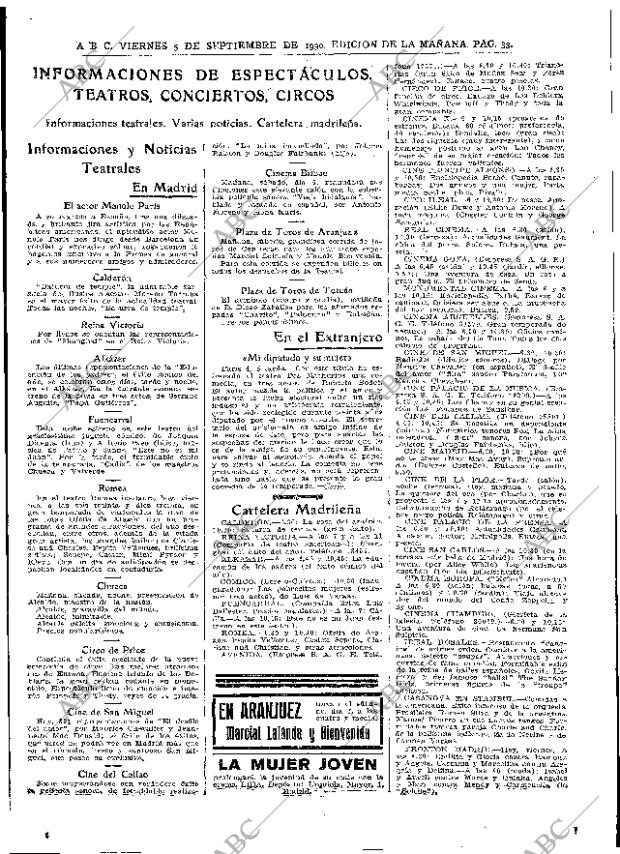 ABC MADRID 05-09-1930 página 33