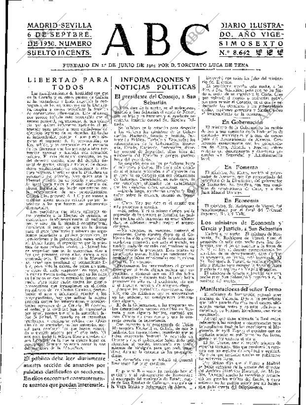 ABC SEVILLA 06-09-1930 página 15