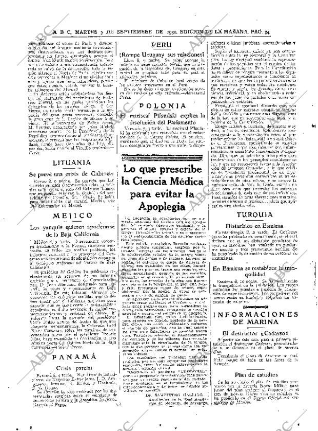 ABC MADRID 09-09-1930 página 34