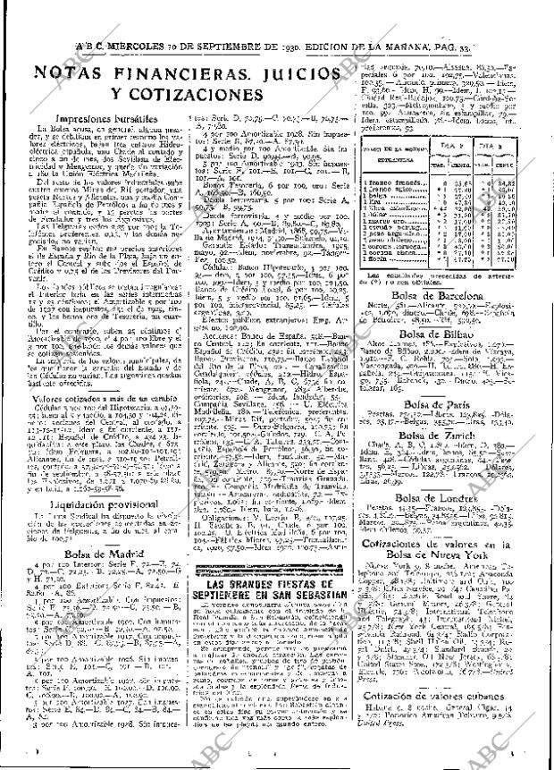 ABC MADRID 10-09-1930 página 33