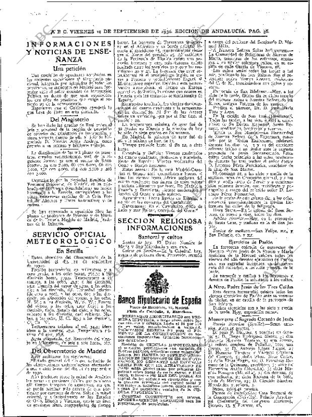 ABC SEVILLA 12-09-1930 página 36