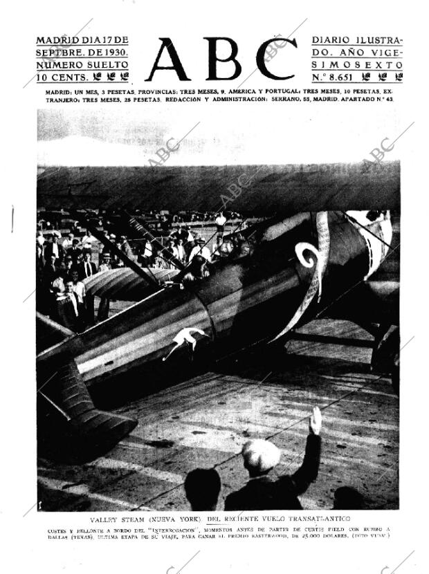 ABC MADRID 17-09-1930 página 1
