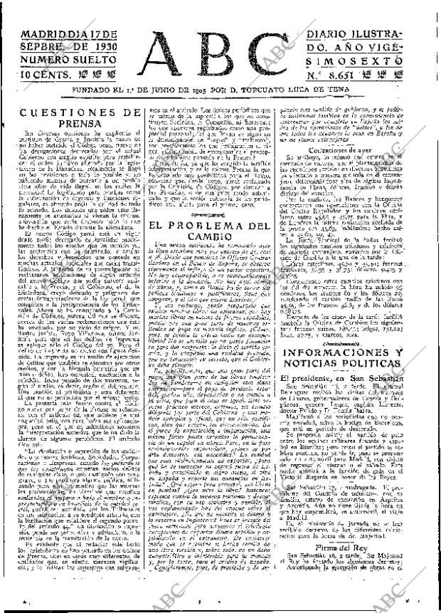 ABC MADRID 17-09-1930 página 15