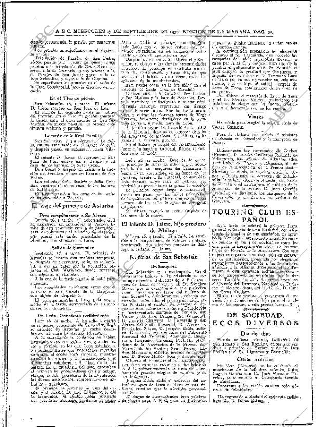 ABC MADRID 17-09-1930 página 20