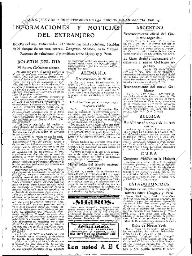 ABC SEVILLA 18-09-1930 página 25