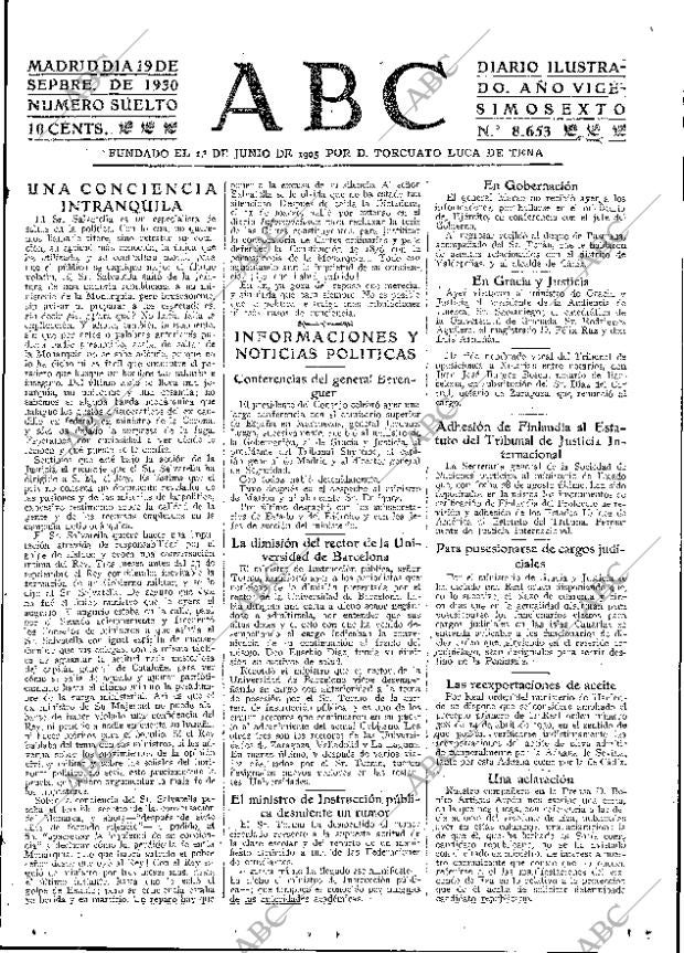 ABC MADRID 19-09-1930 página 15