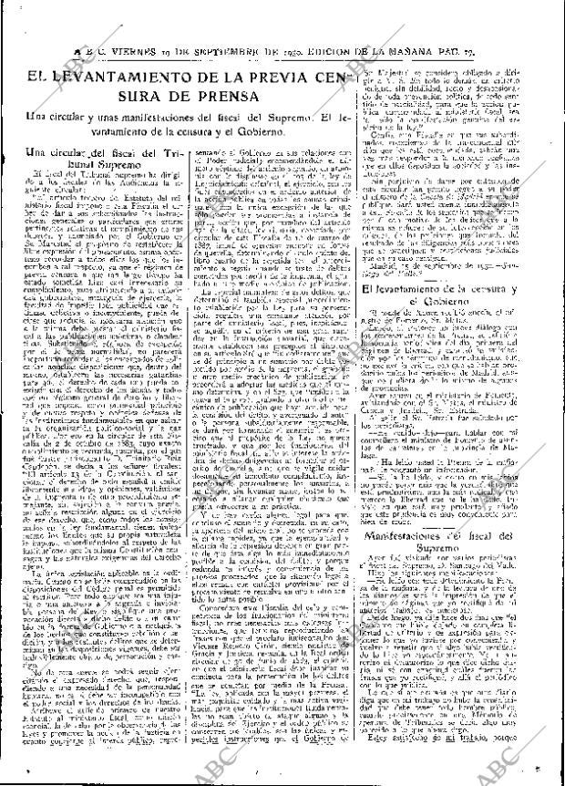 ABC MADRID 19-09-1930 página 17