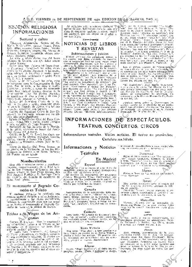 ABC MADRID 19-09-1930 página 33