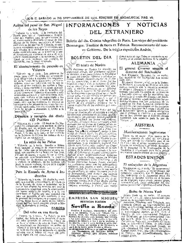 ABC SEVILLA 20-09-1930 página 26