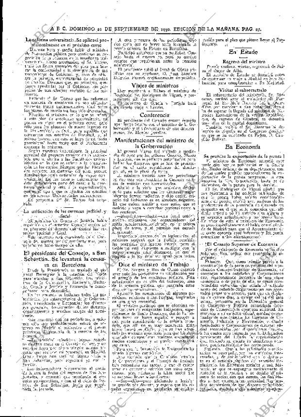 ABC MADRID 21-09-1930 página 27