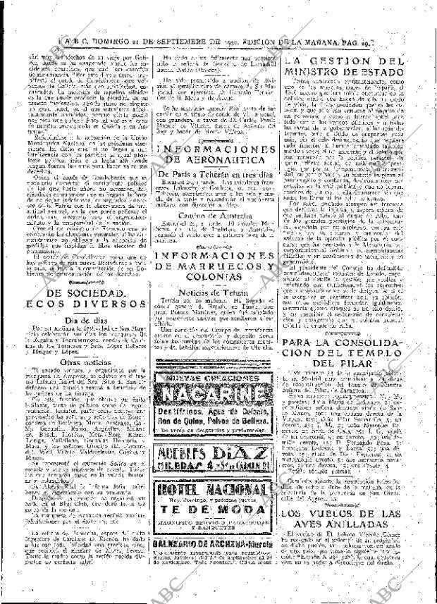 ABC MADRID 21-09-1930 página 29