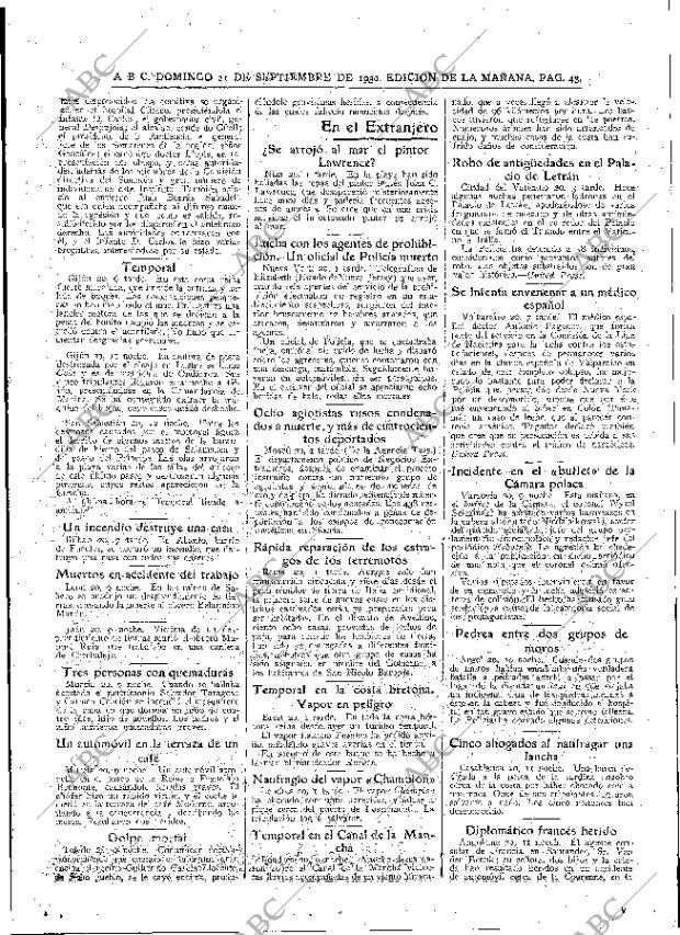 ABC MADRID 21-09-1930 página 43