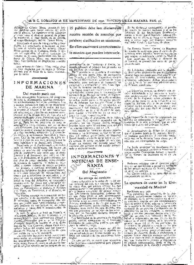 ABC MADRID 21-09-1930 página 46