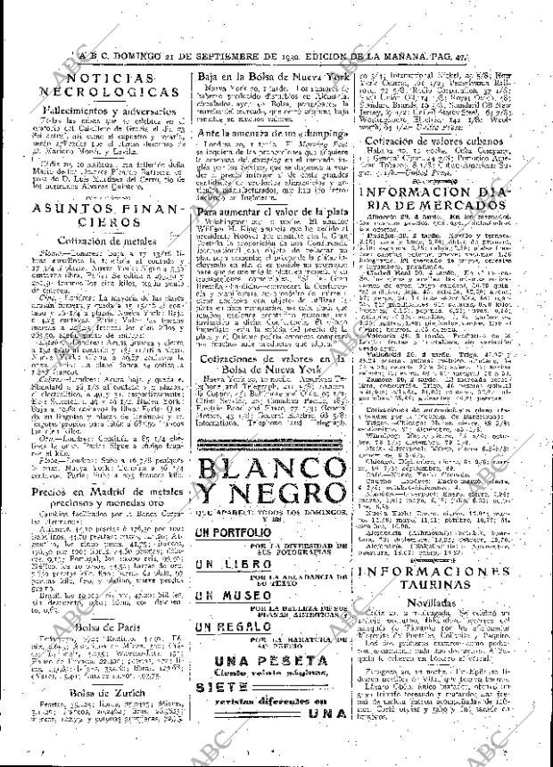 ABC MADRID 21-09-1930 página 47