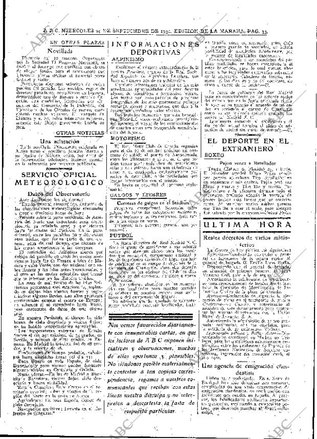 ABC MADRID 24-09-1930 página 33