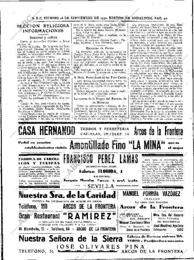 ABC SEVILLA 26-09-1930 página 30