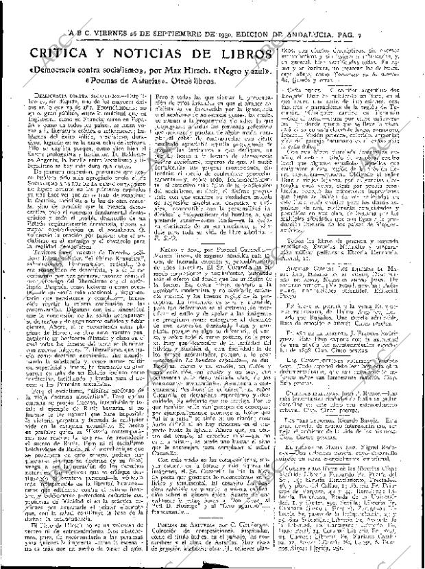 ABC SEVILLA 26-09-1930 página 7