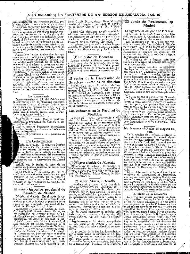 ABC SEVILLA 27-09-1930 página 16