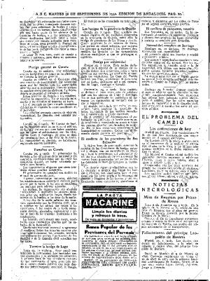 ABC SEVILLA 30-09-1930 página 20