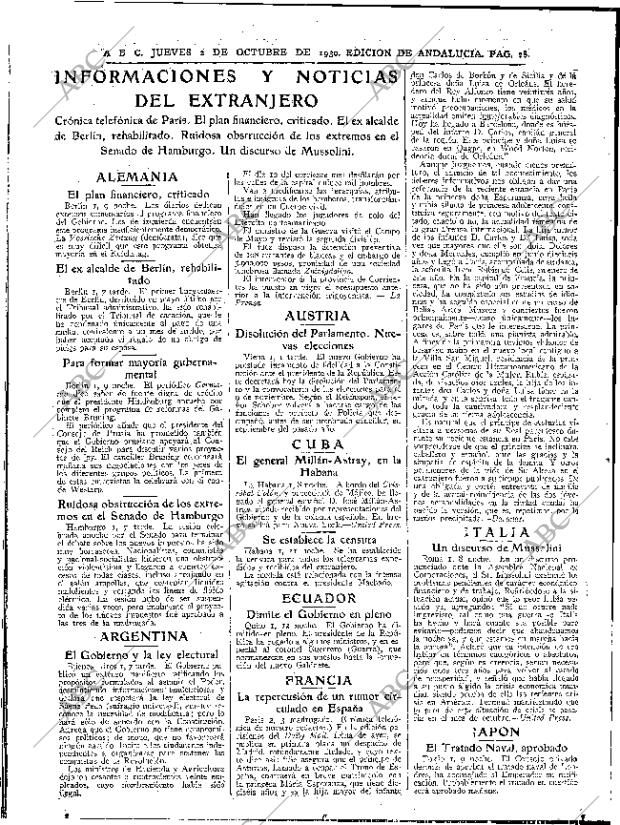 ABC SEVILLA 02-10-1930 página 28