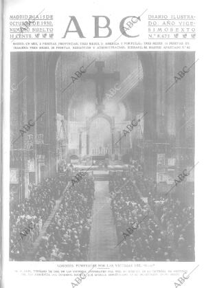 ABC MADRID 15-10-1930 página 1