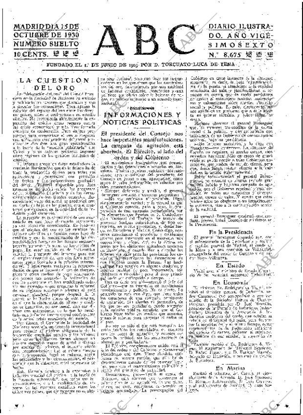 ABC MADRID 15-10-1930 página 15