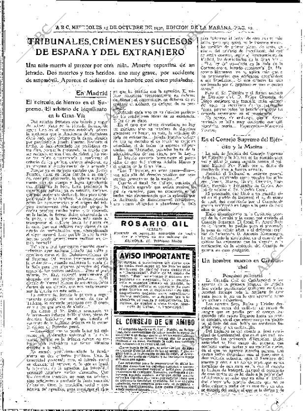 ABC MADRID 15-10-1930 página 32