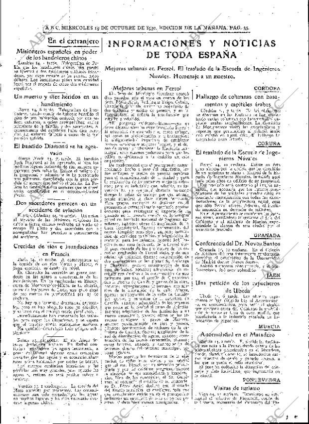 ABC MADRID 15-10-1930 página 35