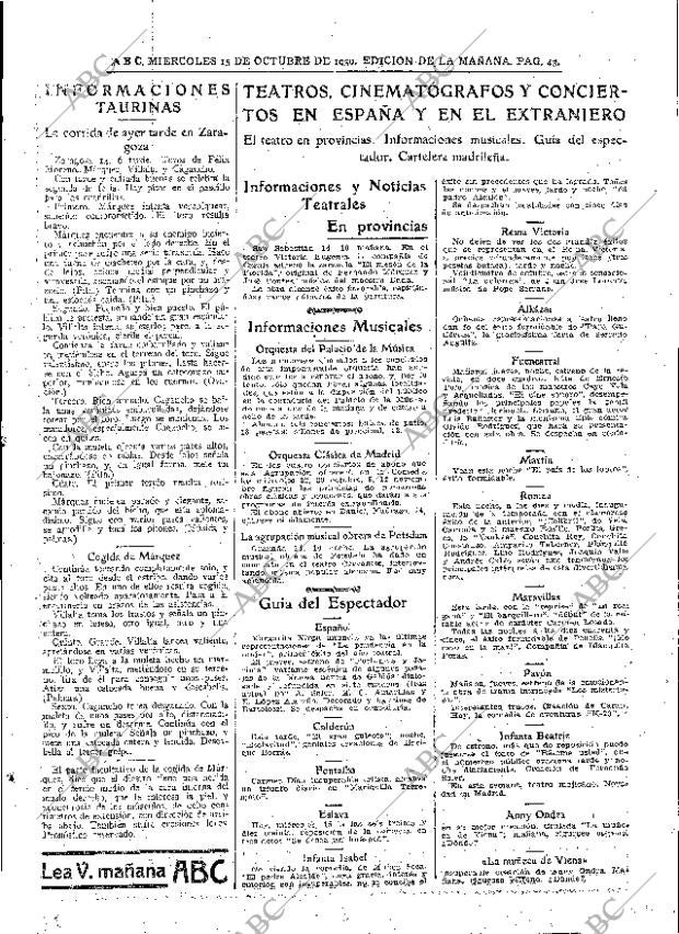 ABC MADRID 15-10-1930 página 43