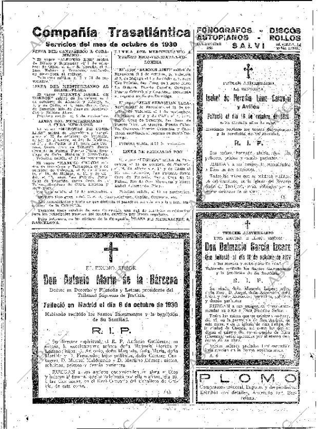ABC MADRID 15-10-1930 página 50