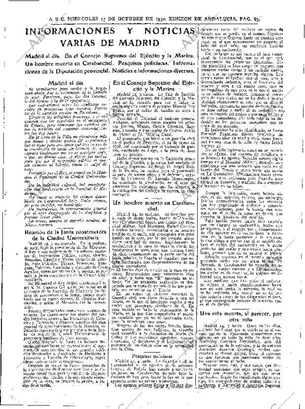 ABC SEVILLA 15-10-1930 página 23