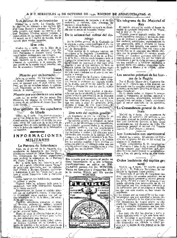 ABC SEVILLA 15-10-1930 página 26