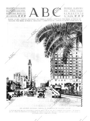 ABC MADRID 16-10-1930 página 1