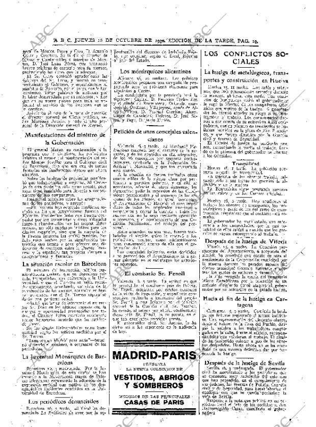 ABC MADRID 16-10-1930 página 19