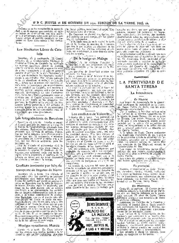 ABC MADRID 16-10-1930 página 20