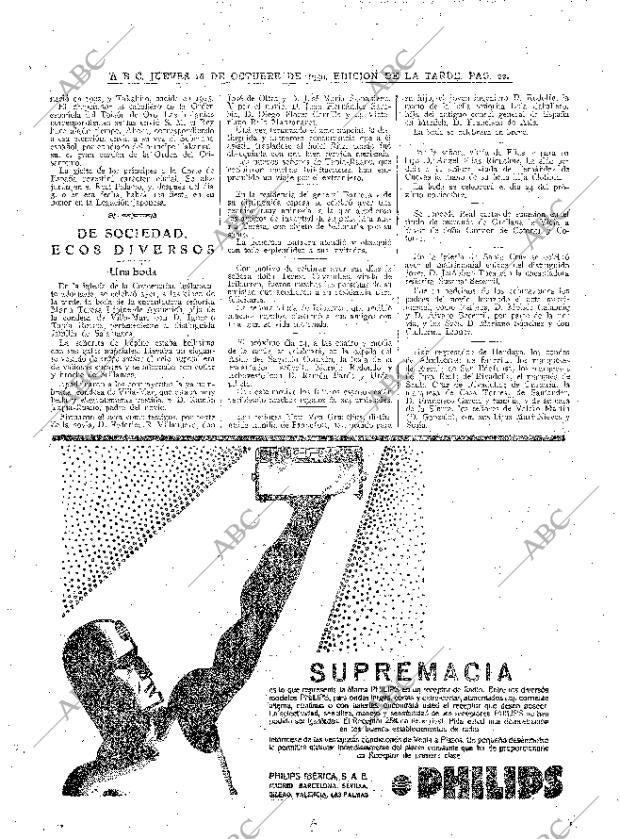 ABC MADRID 16-10-1930 página 22