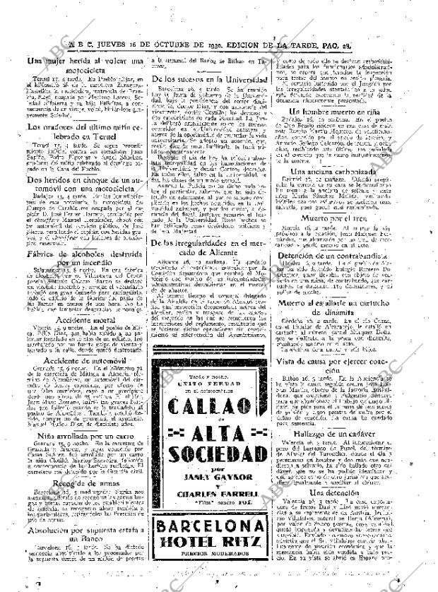 ABC MADRID 16-10-1930 página 28