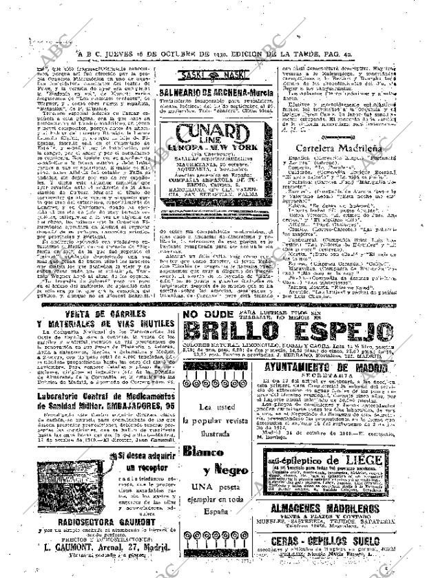ABC MADRID 16-10-1930 página 40