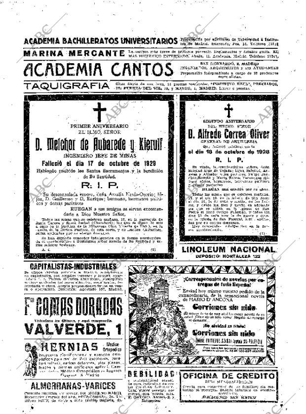 ABC MADRID 16-10-1930 página 46