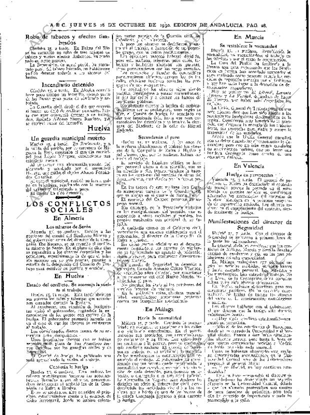 ABC SEVILLA 16-10-1930 página 28