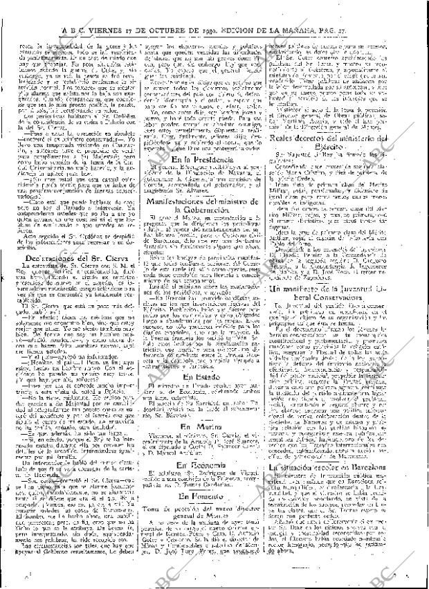 ABC MADRID 17-10-1930 página 17