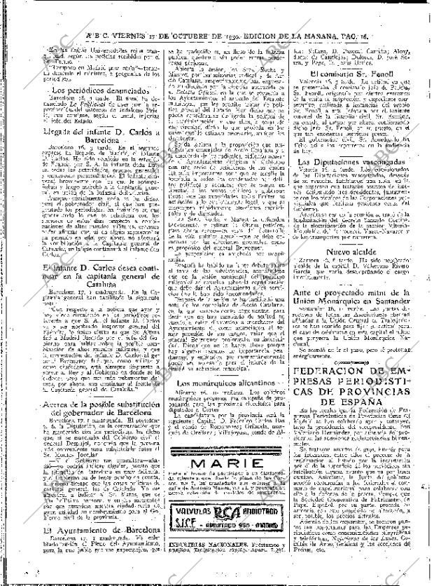 ABC MADRID 17-10-1930 página 18