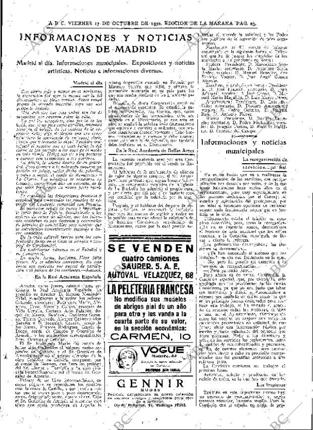 ABC MADRID 17-10-1930 página 23