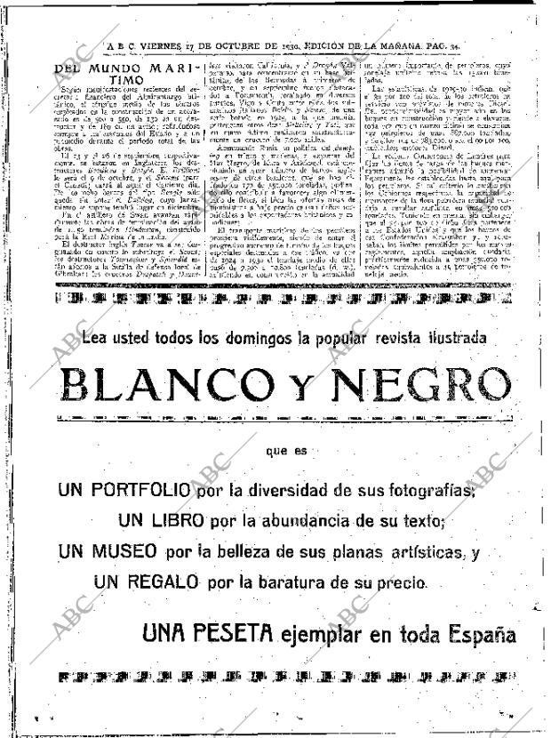 ABC MADRID 17-10-1930 página 34