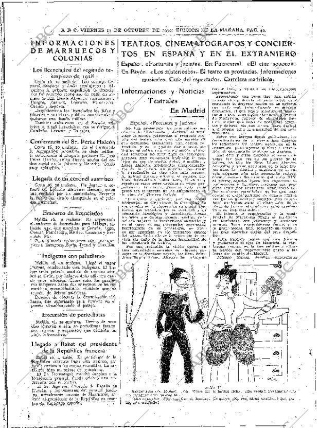 ABC MADRID 17-10-1930 página 40