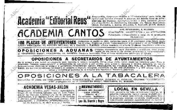 ABC MADRID 17-10-1930 página 45