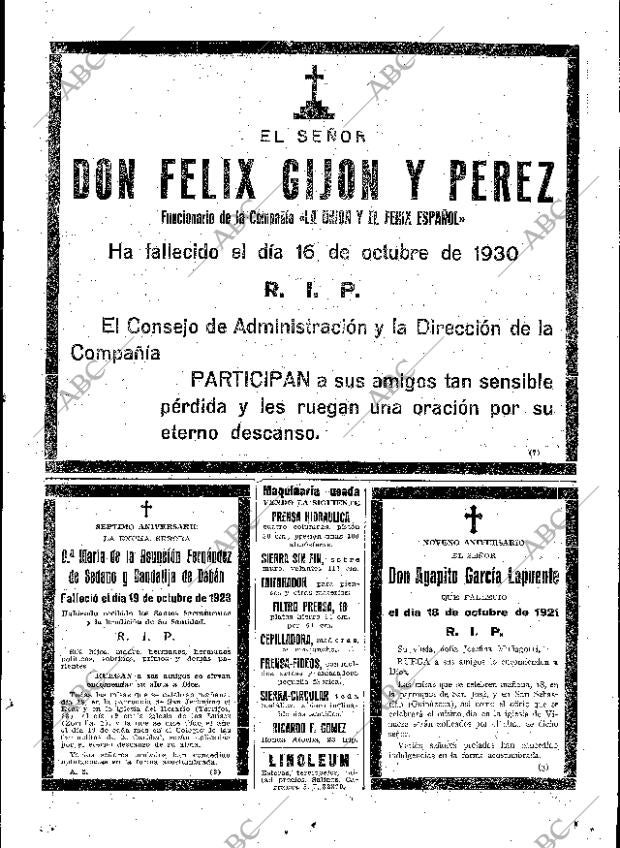 ABC MADRID 17-10-1930 página 49