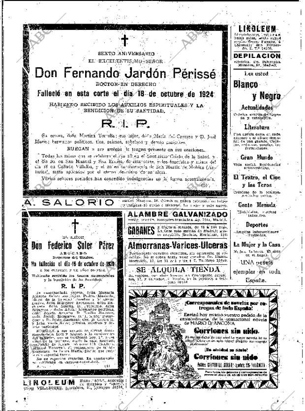 ABC MADRID 17-10-1930 página 50